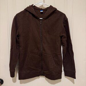 Old Navy Kids Brown Zip-Up Hoodie Size - size XL or 14/16